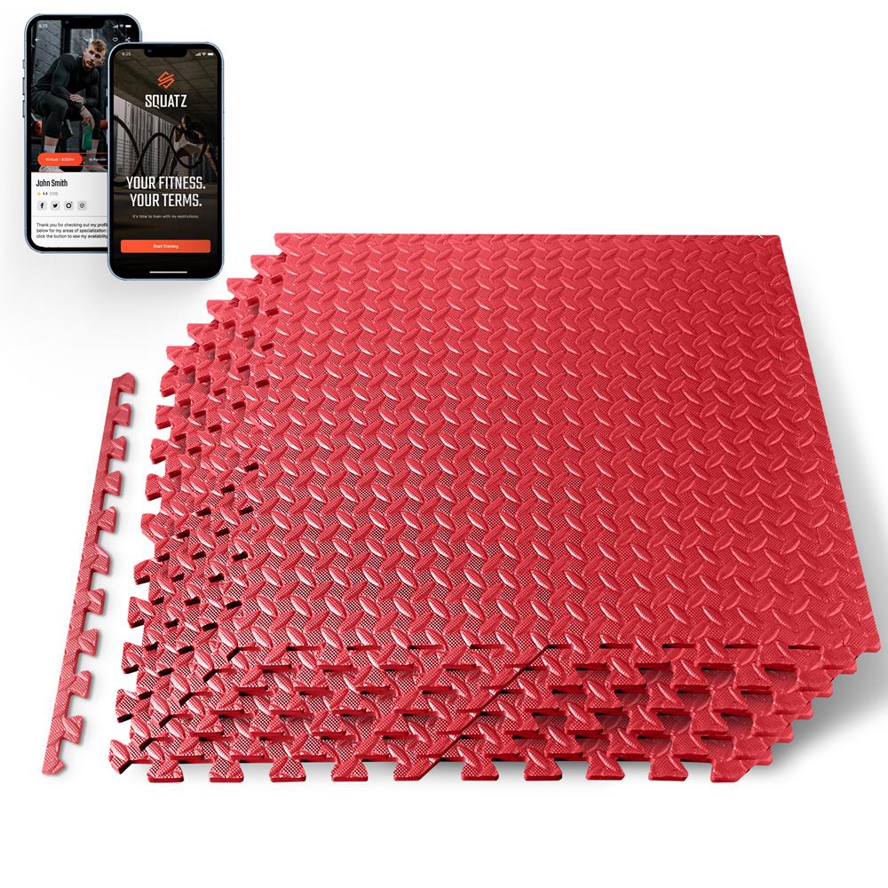 product image number 1 for SQUATZ Thick Puzzle Exercise Mat