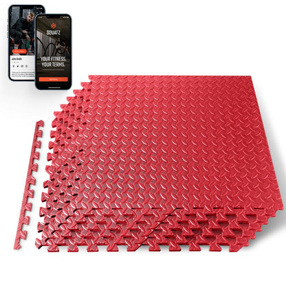 product image number 1 for SQUATZ Thick Puzzle Exercise Mat