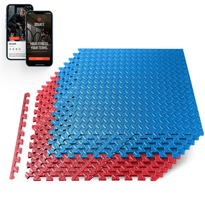 product image number 1 for SQUATZ Thick Puzzle Exercise Mat