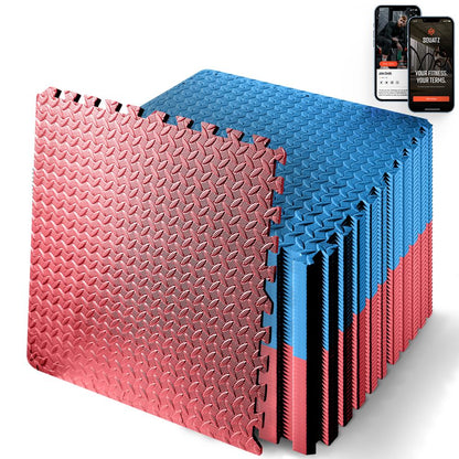 product image number 1 for SQUATZ Thick Puzzle Exercise Mat