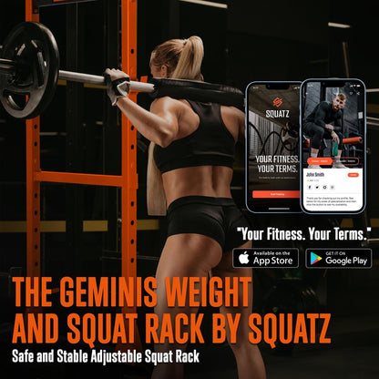 product image number 3 for SQUATZ Adjustable Squat Rack Stand
