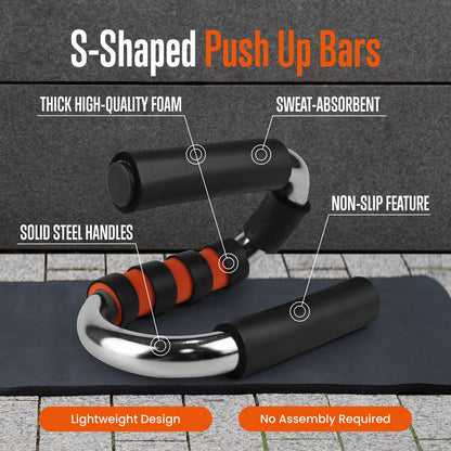 product image number 6 for SQUATZ Pull-Up And S-Type Push Up Bar