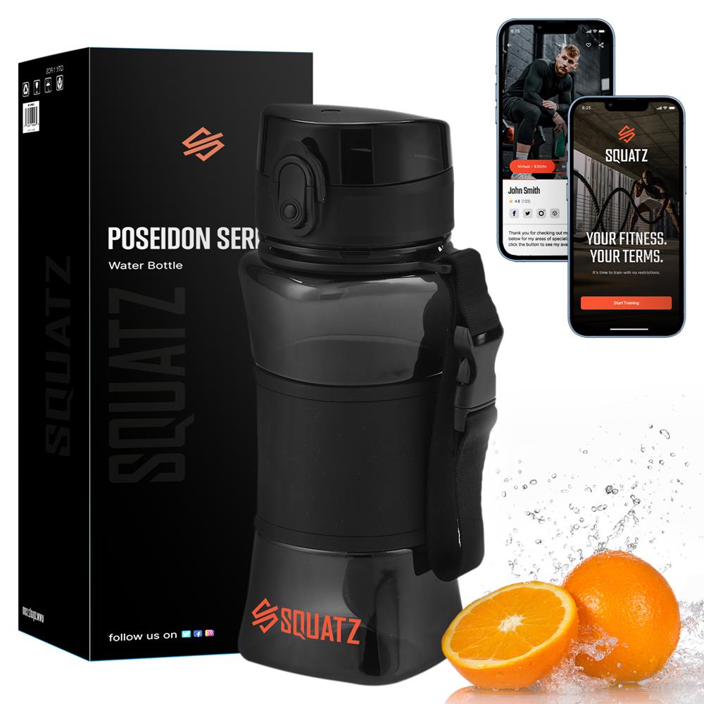 product image number 1 for SQUATZ Sports Or Shake Water Bottle With Strain