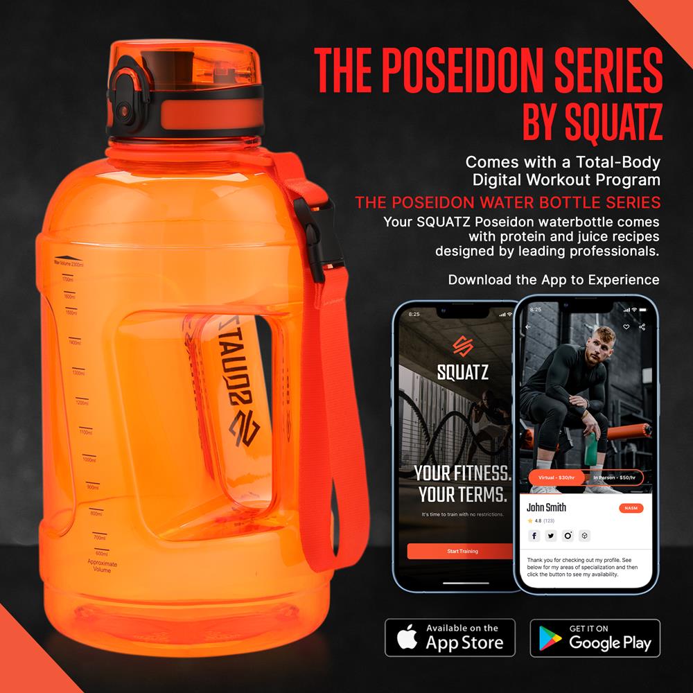 product image number 7 for SQUATZ Sports Big Volume Water Bottle