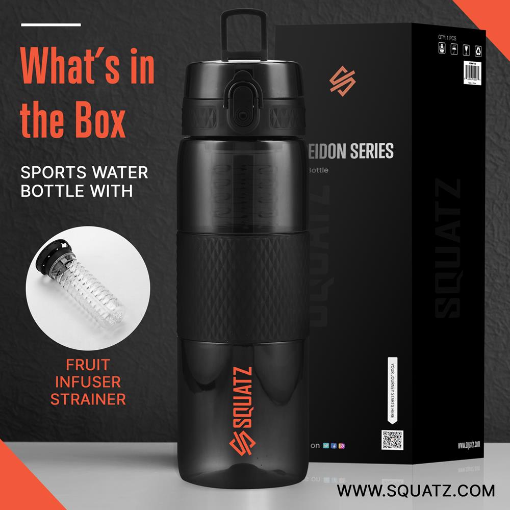 product image number 2 for SQUATZ Sports Water Bottle With Infuser
