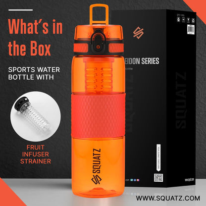 product image number 2 for SQUATZ Sports Water Bottle With Infuser