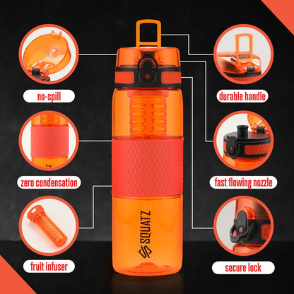 product image number 6 for SQUATZ Sports Water Bottle With Infuser