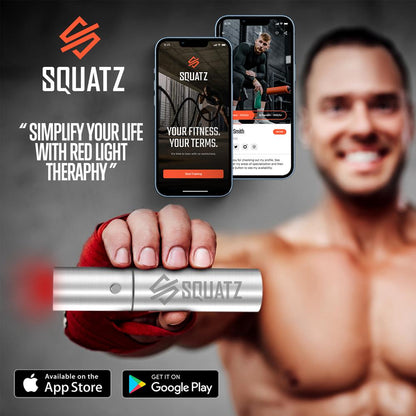 Red Light Therapy Wand, Deep Skin Penetration, Tri-Spectrum LED, Stainless Steel