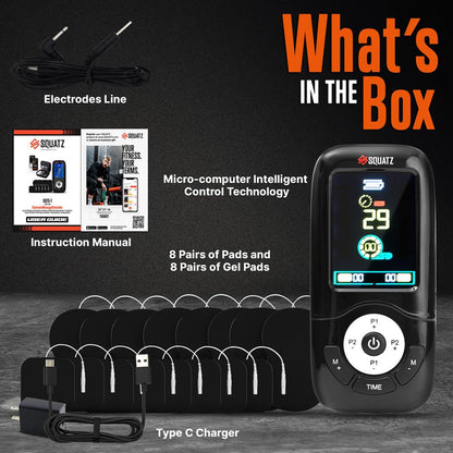 Electronic Muscle Massager Pain Relief TENS Therapy, Portable, Compact