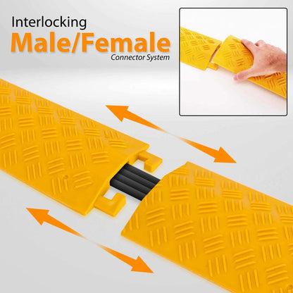 rampe de protection de câbles, lot de 4