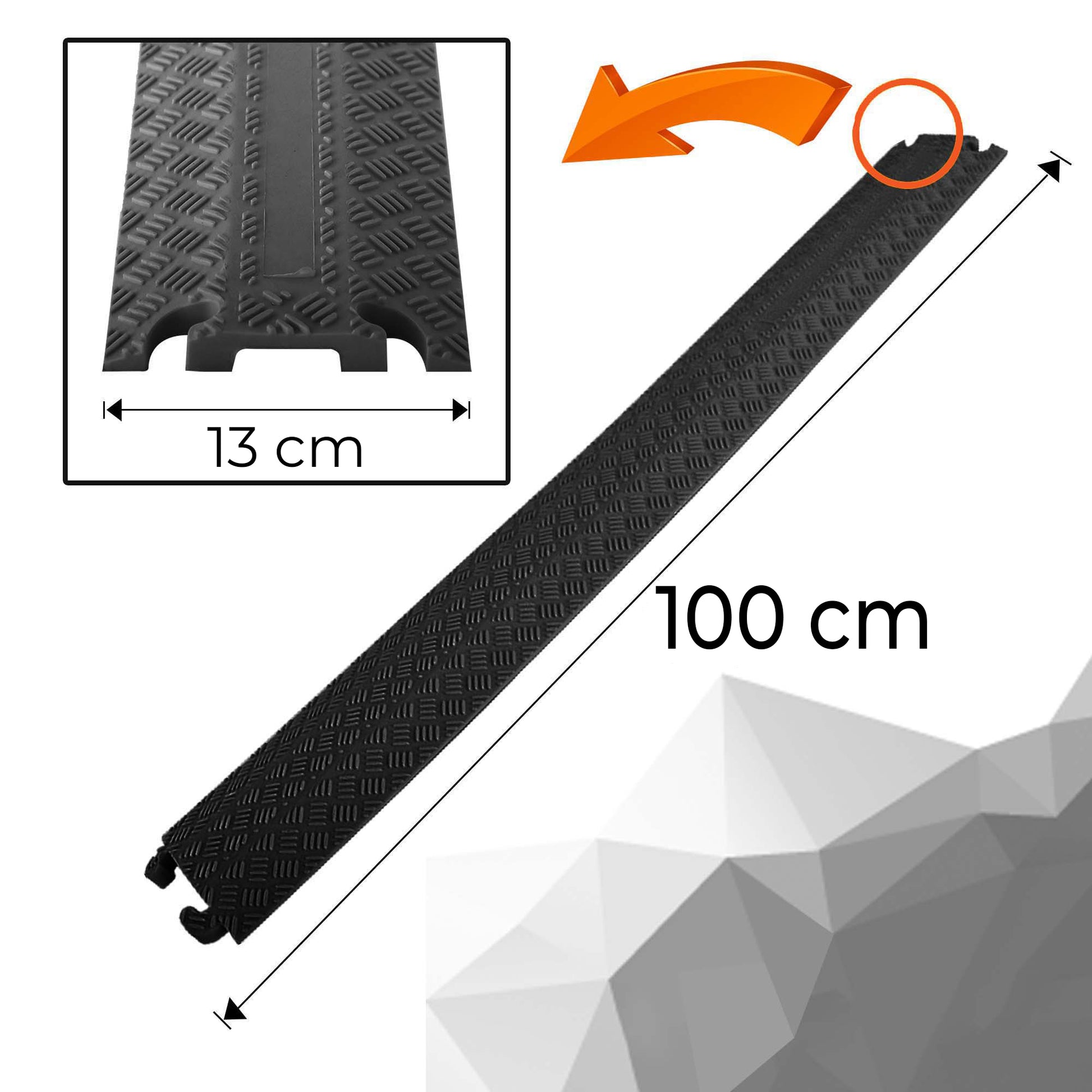 rampe de protection de câbles