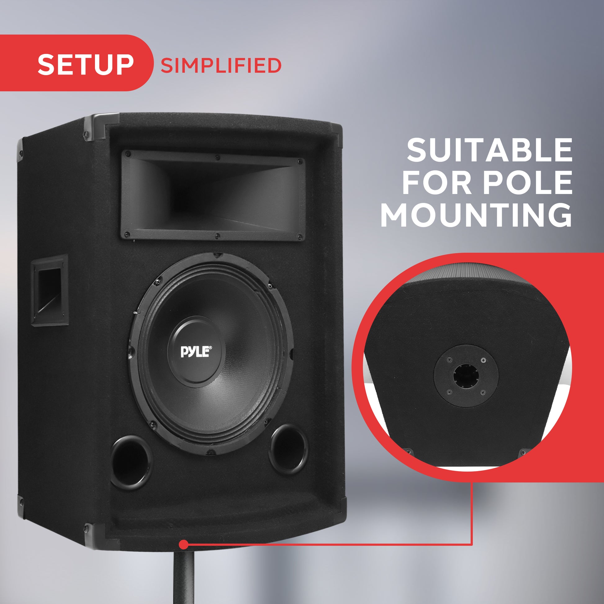 pyle 500w passive pa system
