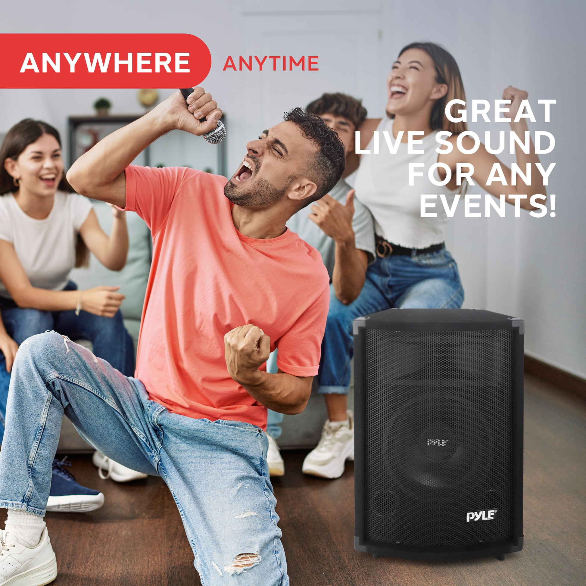 pyle 500w passive pa system