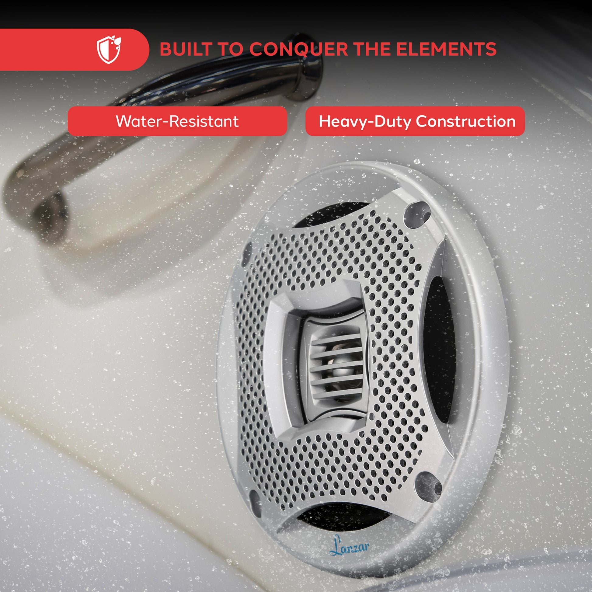 haut-parleurs marins pyle 6,5 pouces 400w