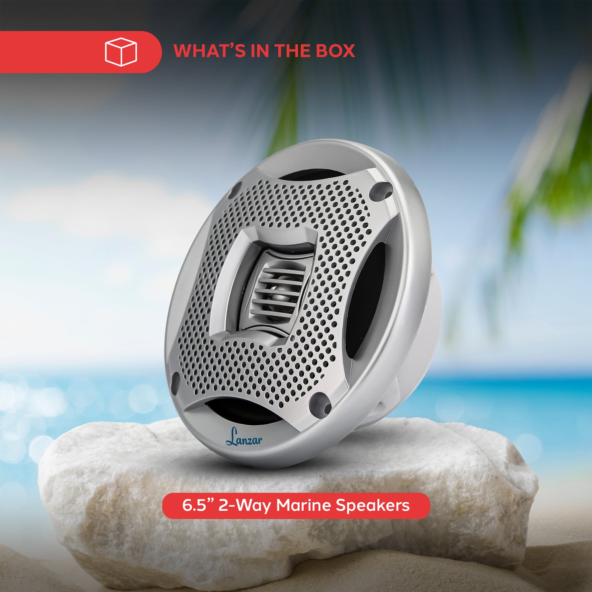 haut-parleurs marins pyle 6,5 pouces 400w