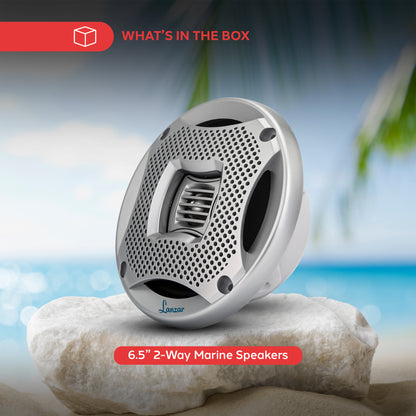 haut-parleurs marins pyle 6,5 pouces 400w