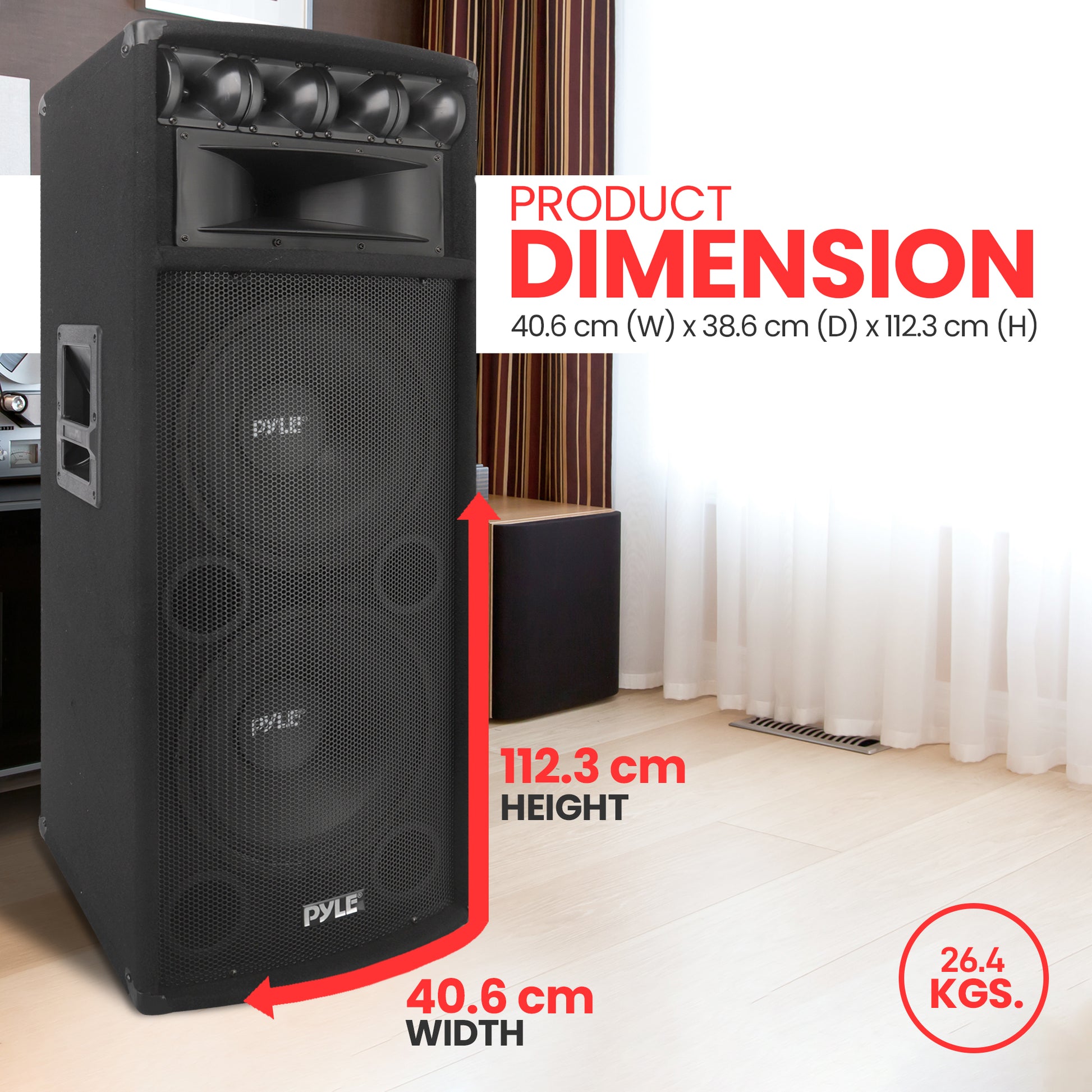 pyle pa speaker cabinet